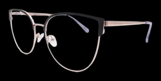 Cat eyes black, vista de perfil